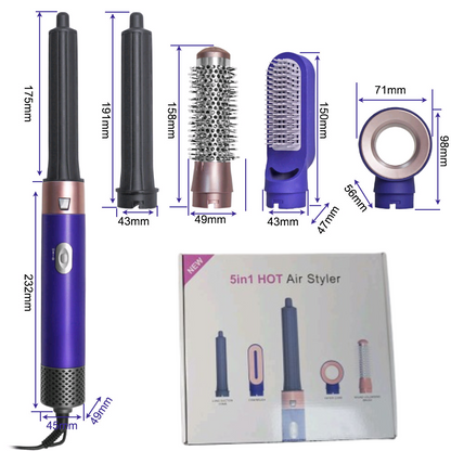 Coiffeur de cheveux SUPER+ multifonctionnel 5 en 1