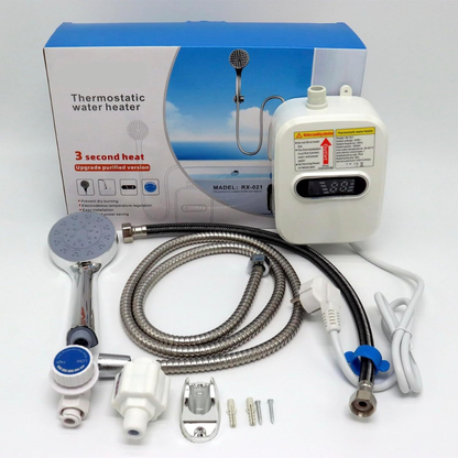 CHAUFFE-EAU NUMÉRIQUE AVEC DOUCHETTE