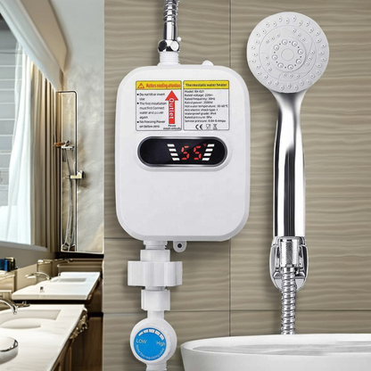 CHAUFFE-EAU NUMÉRIQUE AVEC DOUCHETTE