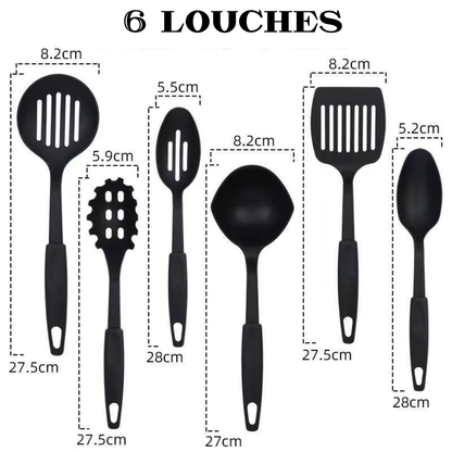 Casseroles inox dorées de 5 Pièces