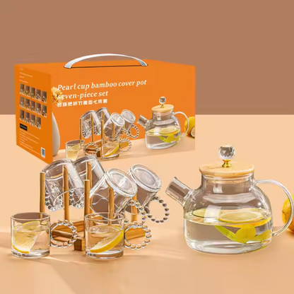 Ensemble Pichet tasse Carafe + 4 verres