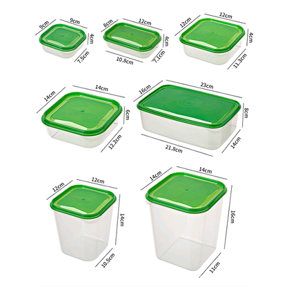 17 Conteneurs alimentaires en plastique