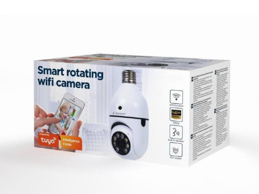 Caméra Ampoule Wi-Fi E27 Rotative 360°